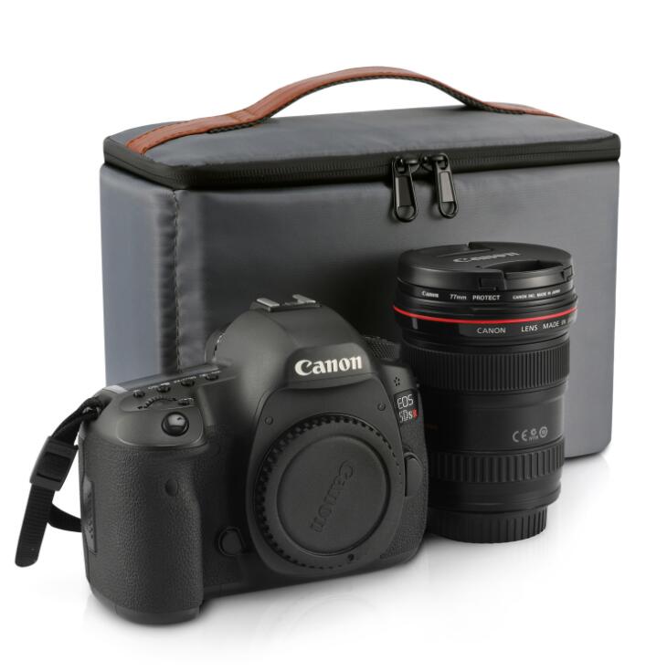 Сумка через плечо для камеры, водонепроницаемая сумка для камеры Nikon Canon Sony Fuji Instax, беззеркальные камеры и линзы