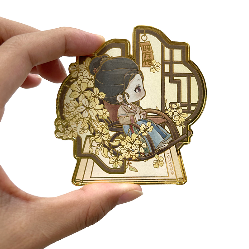 China Badge Metal Craft Souvenirs Gift Vintage Metal Lapel Pins Badges Brooches Custom Enamel Pin