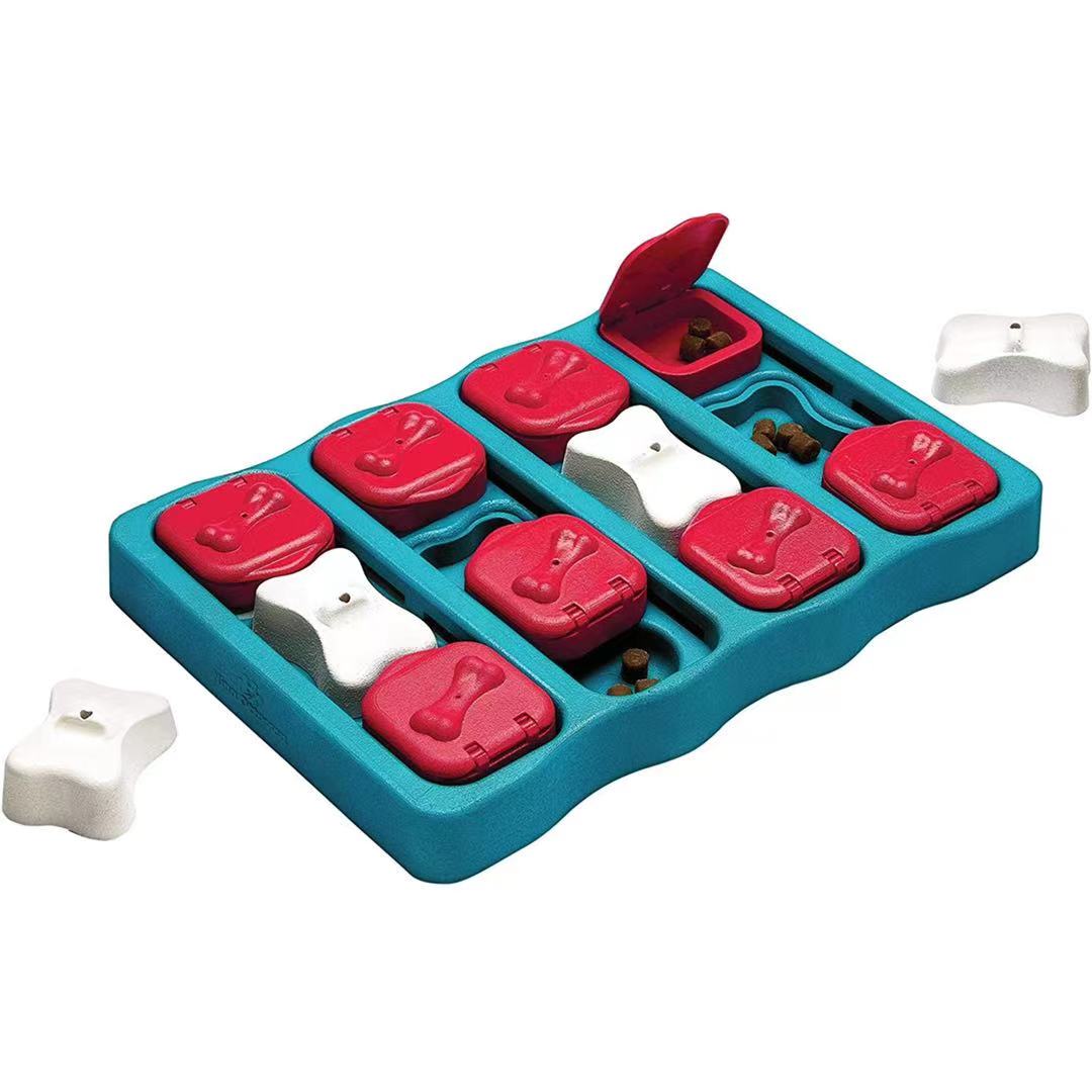 Hot Sale Dog Puzzle Toys Funny Interactive Food Dispenser Improve Concentration Training IQ Mobile Box Pet Toys