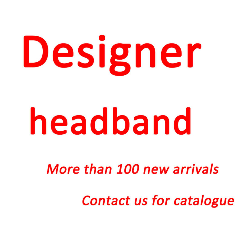 High Quality Double G CC Women Luxury Inspired Designer Headband Famous Brand