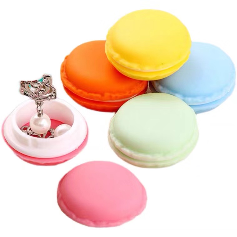 Colorful Rubber Paint Comestic Packaging Case Hot Sale Custom Logo Macaron Powder Case