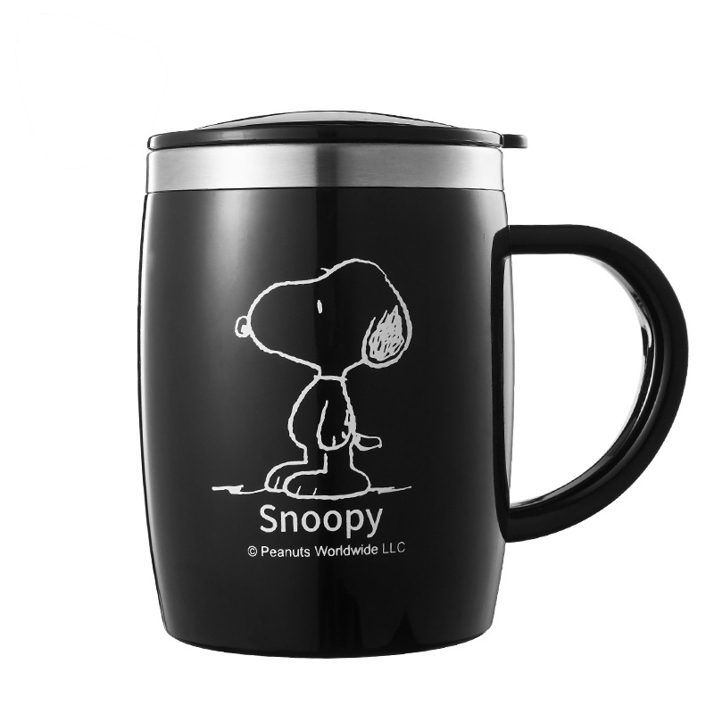 Snoopy genuine factory gift custom insulated water cup 304 stainless steel