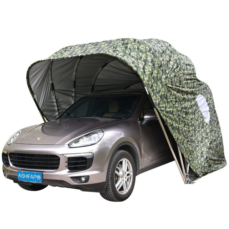 Camping & Hiking Household parking shed semi automatic awning folding telescopic outdoor mobile garage tent Sun Shelter