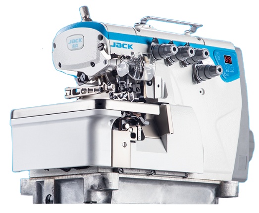 Jack E4S Light and Heavy Adjustable Power Saving overlock sewing machine