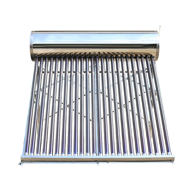 Compact Low Pressurized Vacuum Tube Solar Water Heater