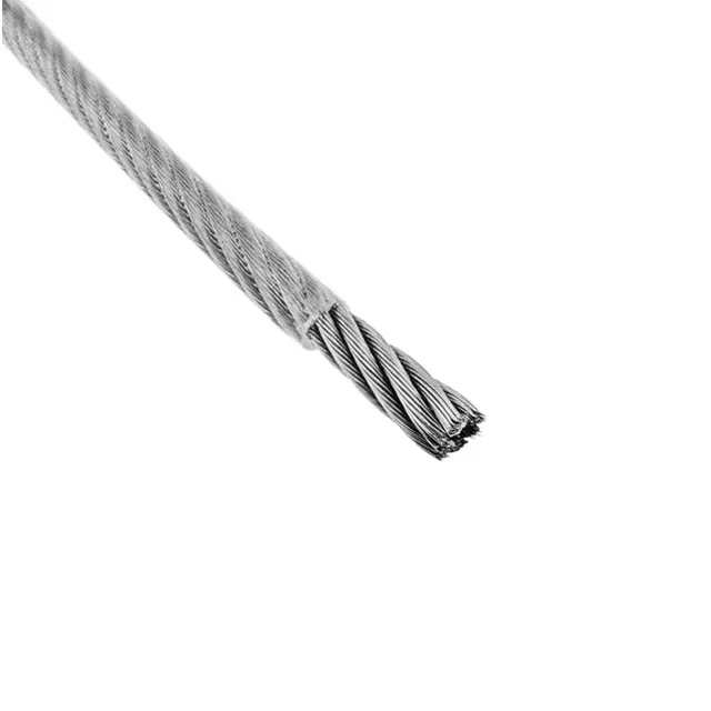 PVC Coated Steel Cable Nylon coated stainless steel wire rope High tensile Strength Web Sling