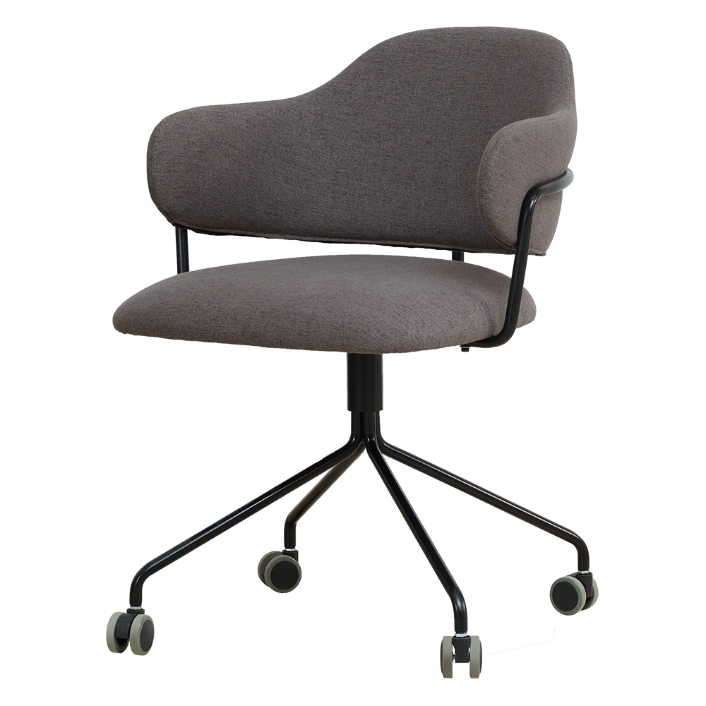 100% Quality Guarantee PU Leather Upholstered Steel Leg Single Nordic Office Chairs