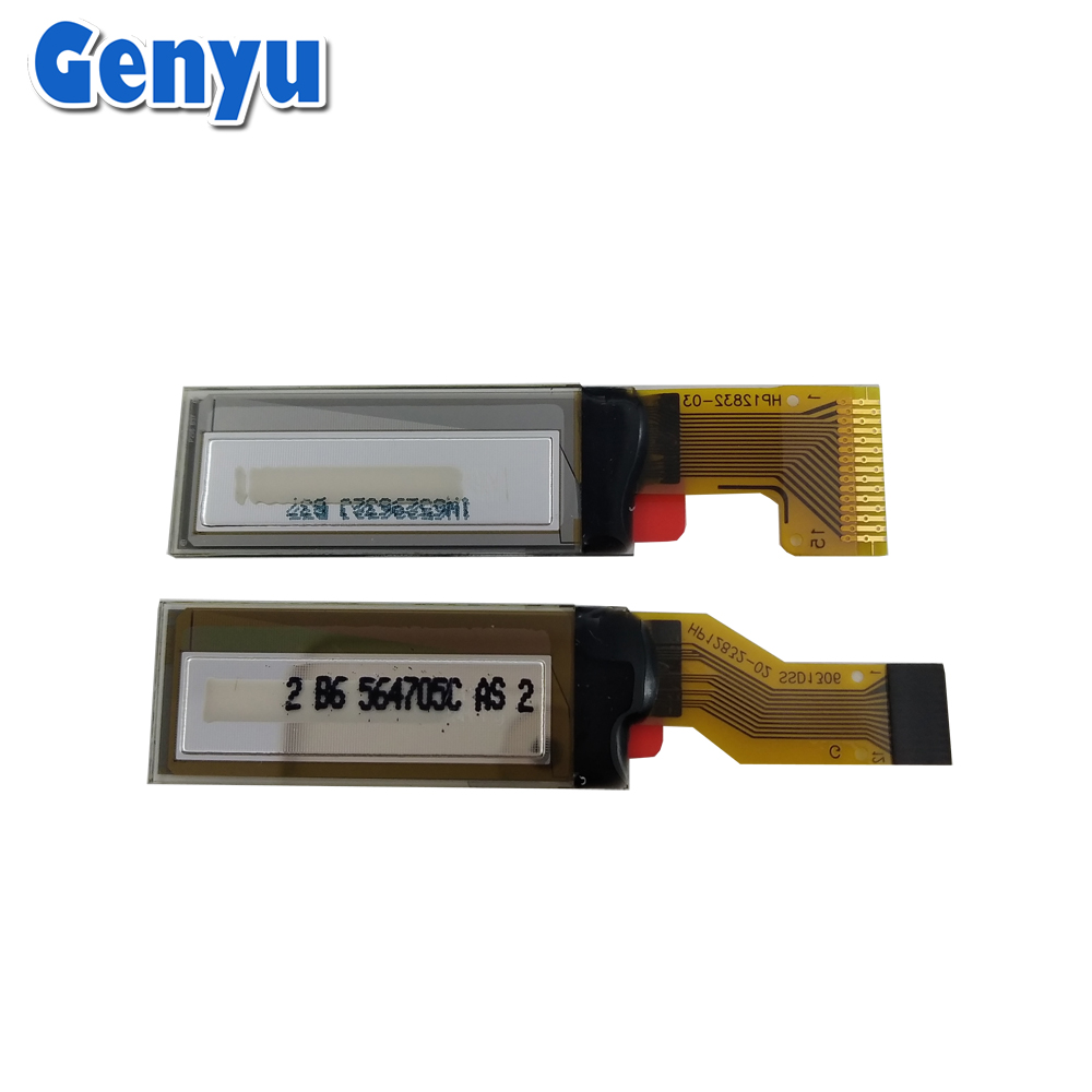 0,91 дюймовый маленький моноблок oled-дисплей Genyu 128x32 12/14/15 pin FPC белый или синий плата контроллера ЖК-дисплея 4SPI