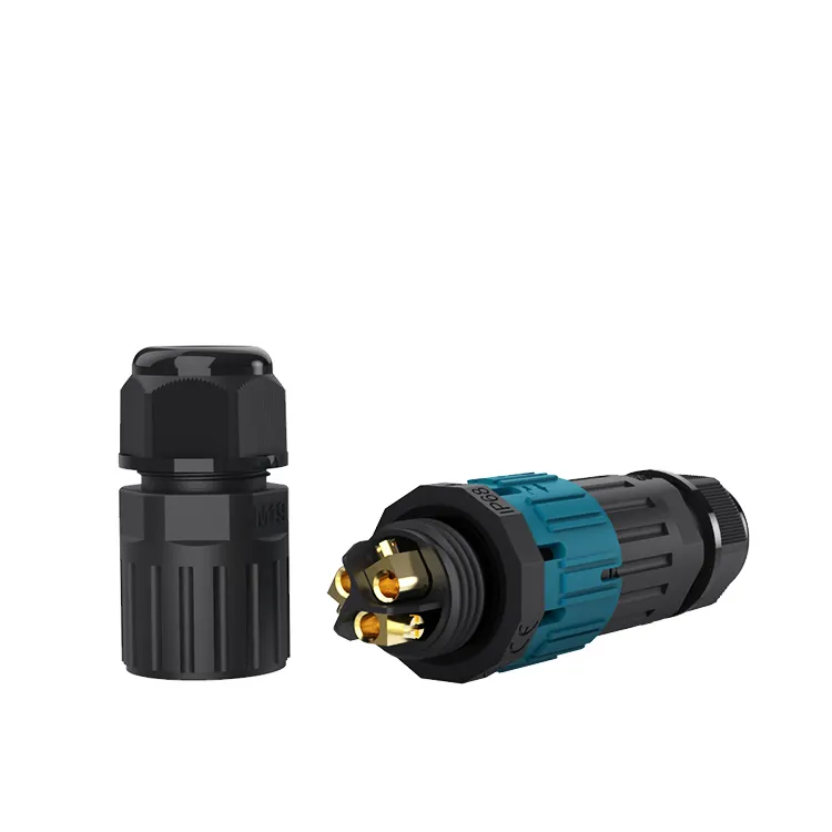 High Protection Level Solder Locking Wiring Waterproof IP68 Male Female Connectors