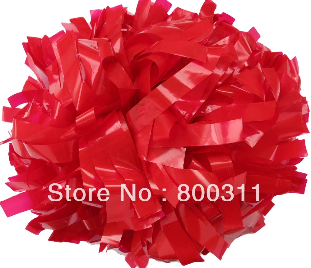 Новый Чирлидинг pom poms с мокрым эффектом цвет для болельщиков с Цена по прейскуранту завода-изготовителя