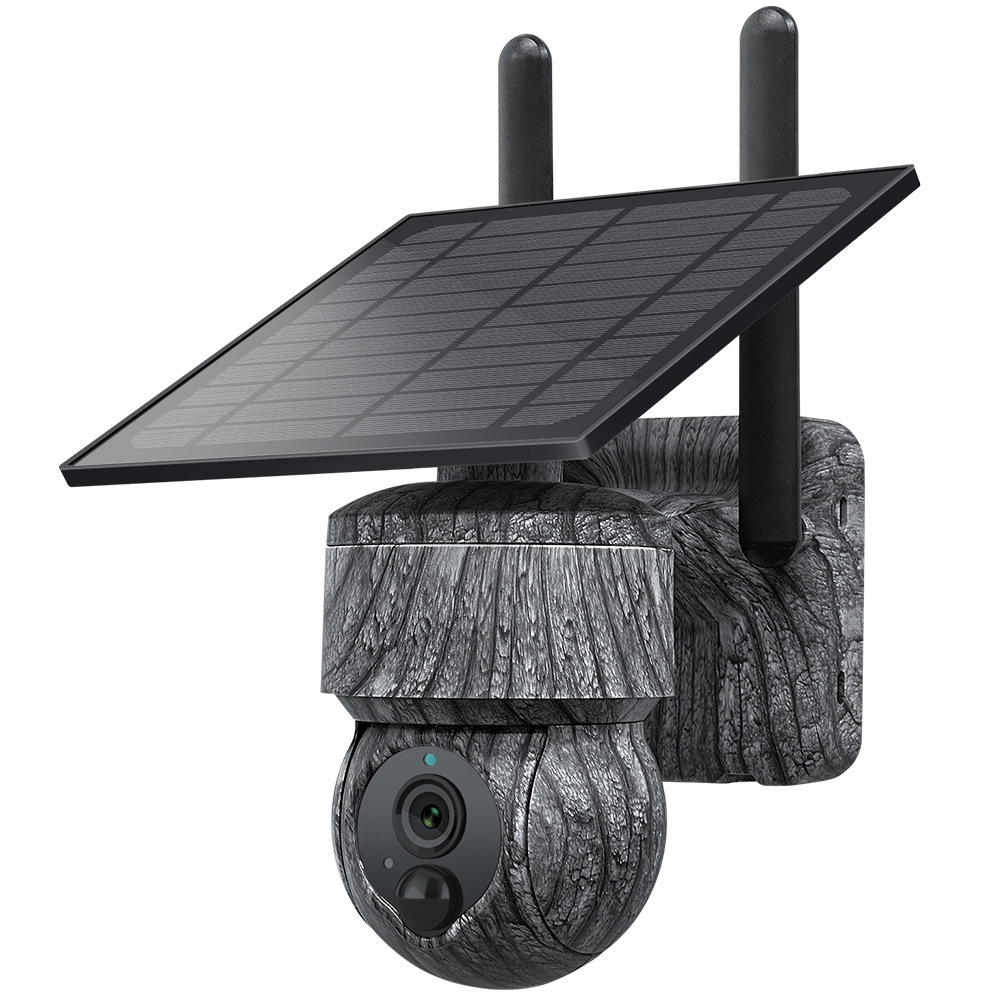 4MP Network Camera HD Outdoor Home Farm Solar CCTV Camera Solar Powered Security Camera
