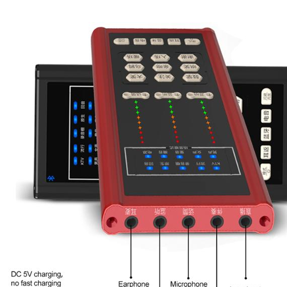 RK-C20Sound Blaster игровая звуковая карта с высокой производительностью, голосовой преобразователь для мобильного телефона, компьютера, ПК, живой звук