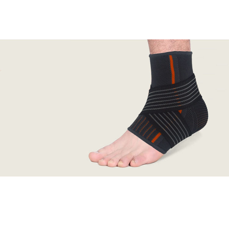 Wholesale Elastic Adjustable Weightlifting Fitness Protective Ankle Brace