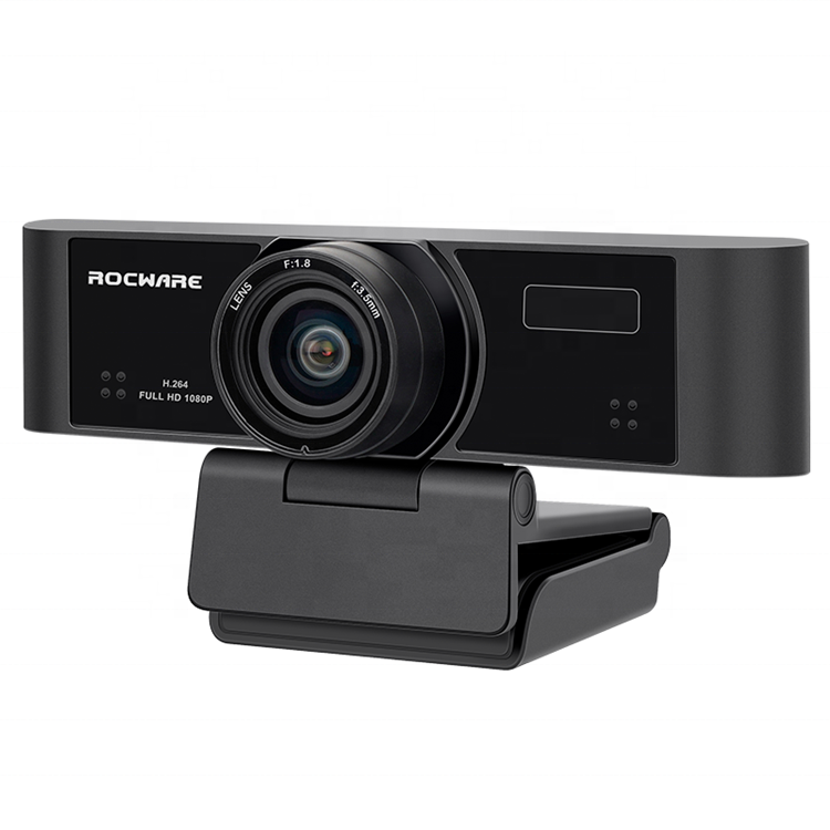 Rocware live streaming video conference camera with microphone HD CMOS eptz mini camera hd 1080p for small room meeting