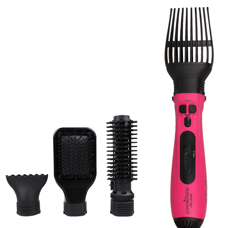 Enzo Hot Air Brush 6 In 1 Portable Detachable Electric Rotating Styler Hair Hot Air Brush Dryer