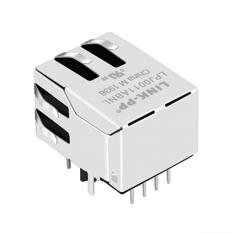 5-1840406-8 Tab Вертикальный магнитный RJ-45 Джек 8P8C щит RJ45 разъем с пальцем Эми