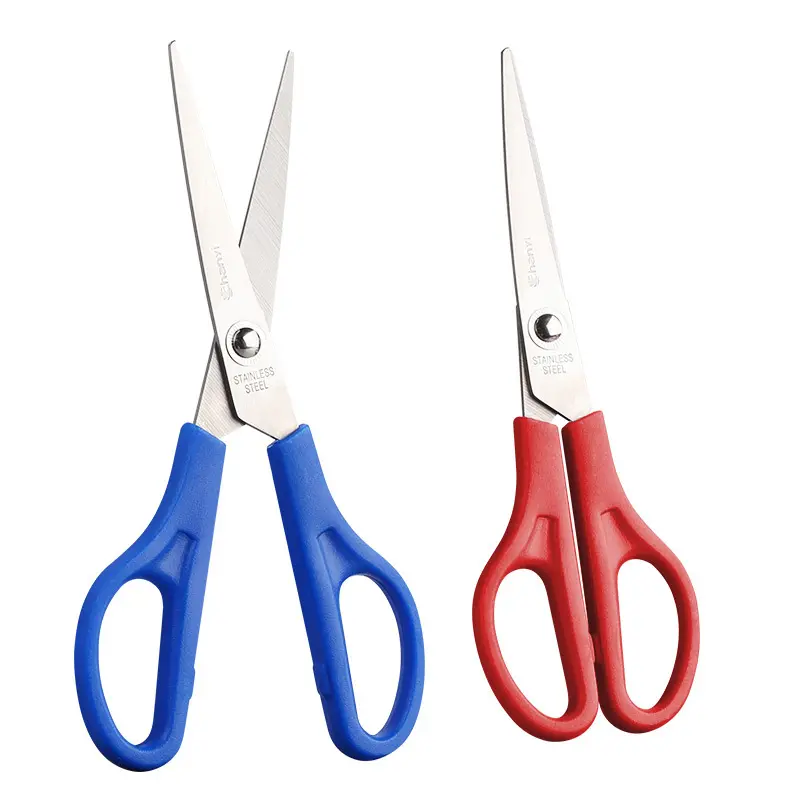 Factory Price Safe Office Supplies Kids School Scissors Student Scissors With Protective Case