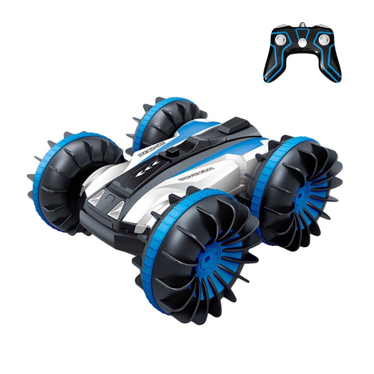 2.4GHz RC Car Toy Waterproof Safe Stunt Car Model for Boys Beach Swimming Pool Toys Amphibious Remote Control Car for Children