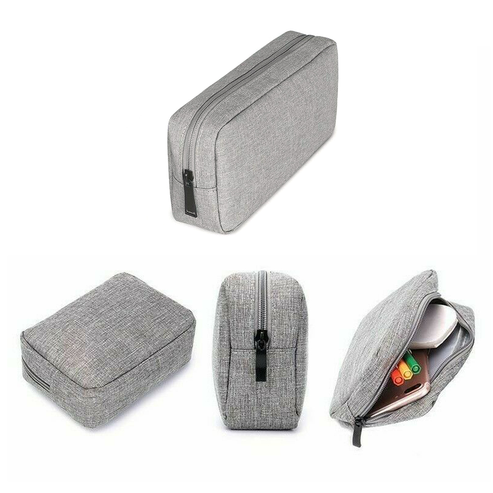 Travel Cable Charger Earphone Cosmetic Pouch Storage Organizer Cases Accessories
