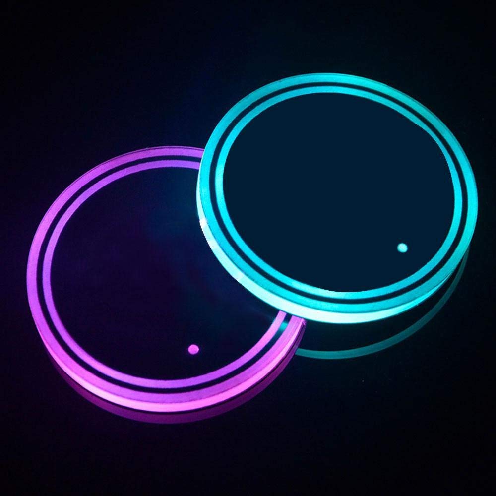 Универсальный светодиодный автомобильный подстаканник RGB аксессуары для напитков аксессуары для украшения интерьера атмосфера совместима с BMW Jeep