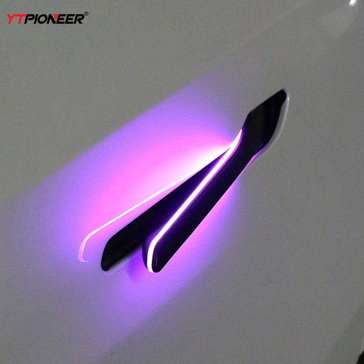 YTPIONEER, заводская цена, автомобильные аксессуары Tesla Model 3, комплект с автоматическим узором из углерода, электрическая дверная ручка для Tesla Model 3