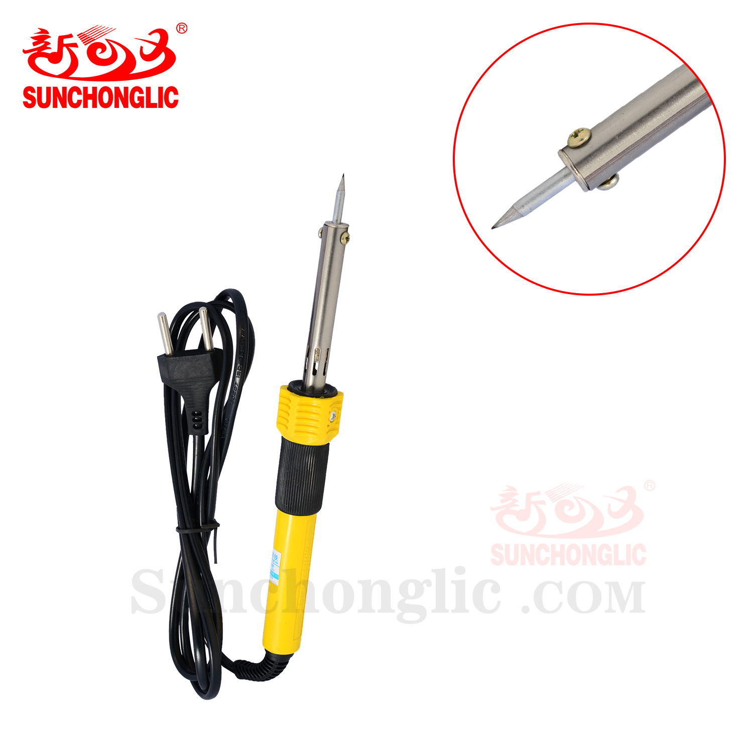 Sunchonglic 6830-30W вне нагрева (Круглый штекер) Электрический паяльник