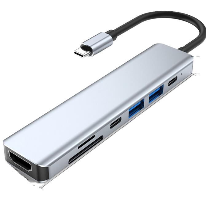 7 в 1 TYPE-C к HDMI + USB3.0 * 1 + 2,0*2 + SD + TF usbc док-станции