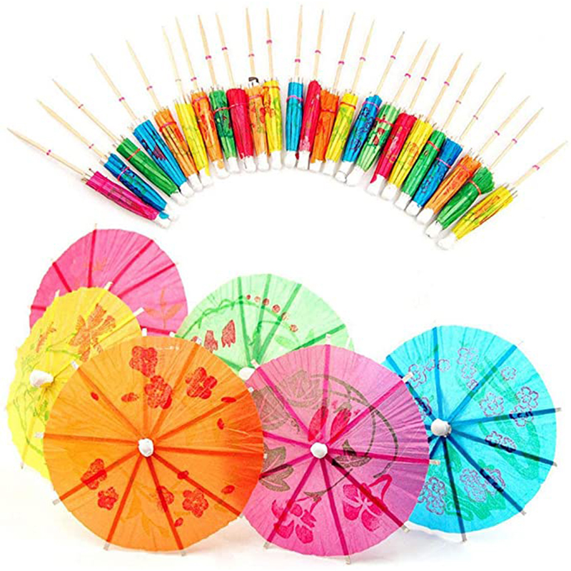 heart Paper Drink Reusable Custom Party City Organic Stick Wooden Umbrella Toothpick With Printing