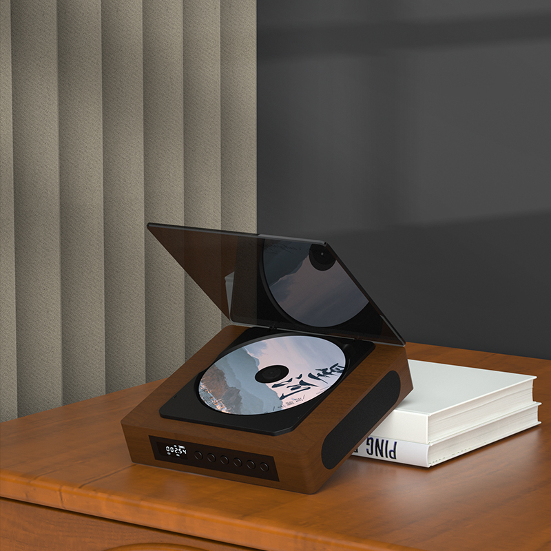 Портативный CD-аудиоплеер, перезаряжаемый автомобильный CD-плеер Discman, mp3-плеер