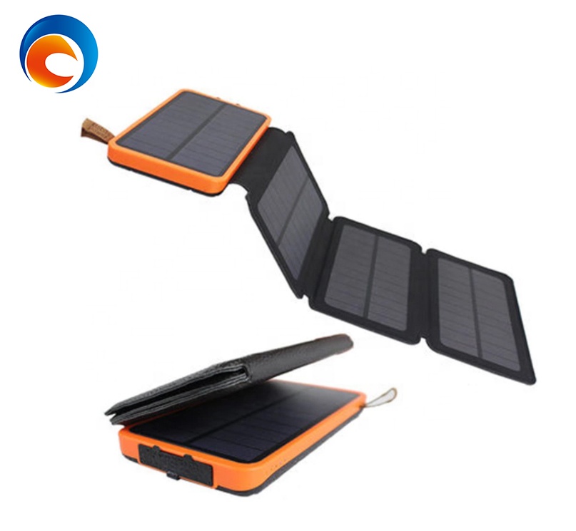 5V 2A 8000 мАч Солнечное зарядное устройство Водонепроницаемый dual usb power bank Высокое качество легкая складная солнечная панель power bank зарядное устройство для мобильных устройств