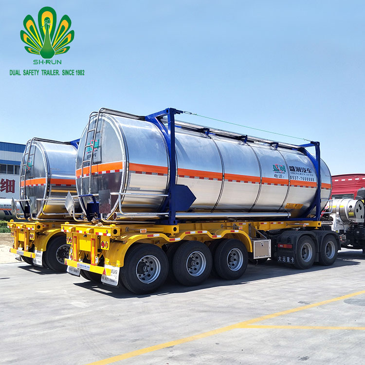 Transport Container Tanker EMARK Standard 20FT Acetone Butanol Ethanol Gasoline and Diesel