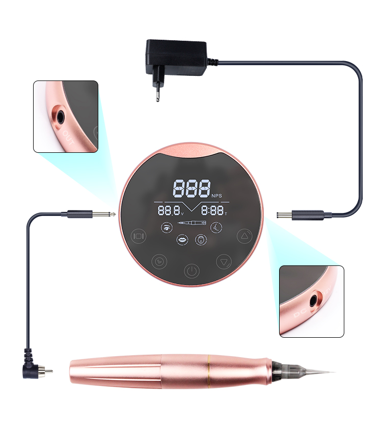 2021 el mas nuevo kit de maquillaje Перманентный для татуировки, устройство для pigmentacion para maquina de lapiz de cejas с aguj
