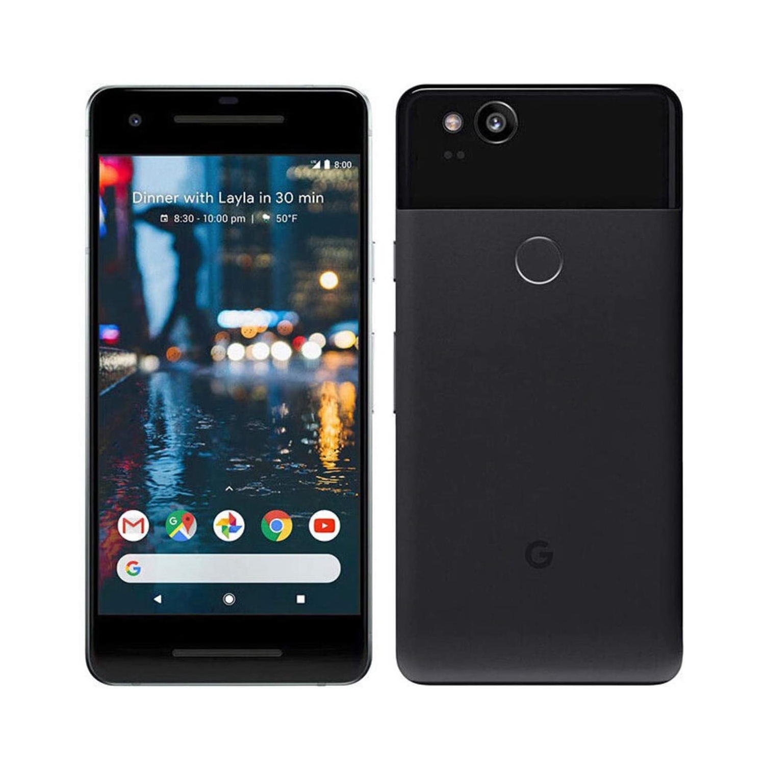 Смартфон 64 Гб/128 ГБ для Pixel 2 G011A, алюминиевый корпус, 64 бит, восьмиядерный смартфон
