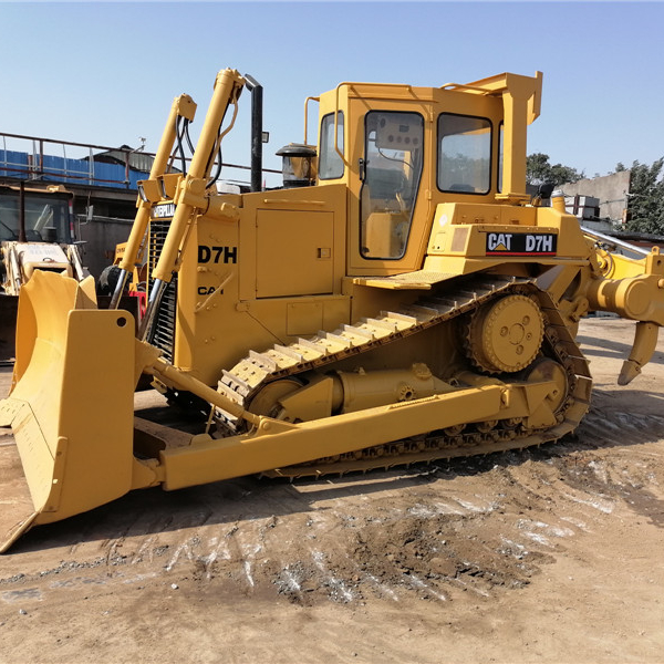 Бульдозер гусеничный CAT D7H, оригинальная машинка США, тяжелые бульдозеры, гусеничная машина CAT D7H, б/у бульдозеры