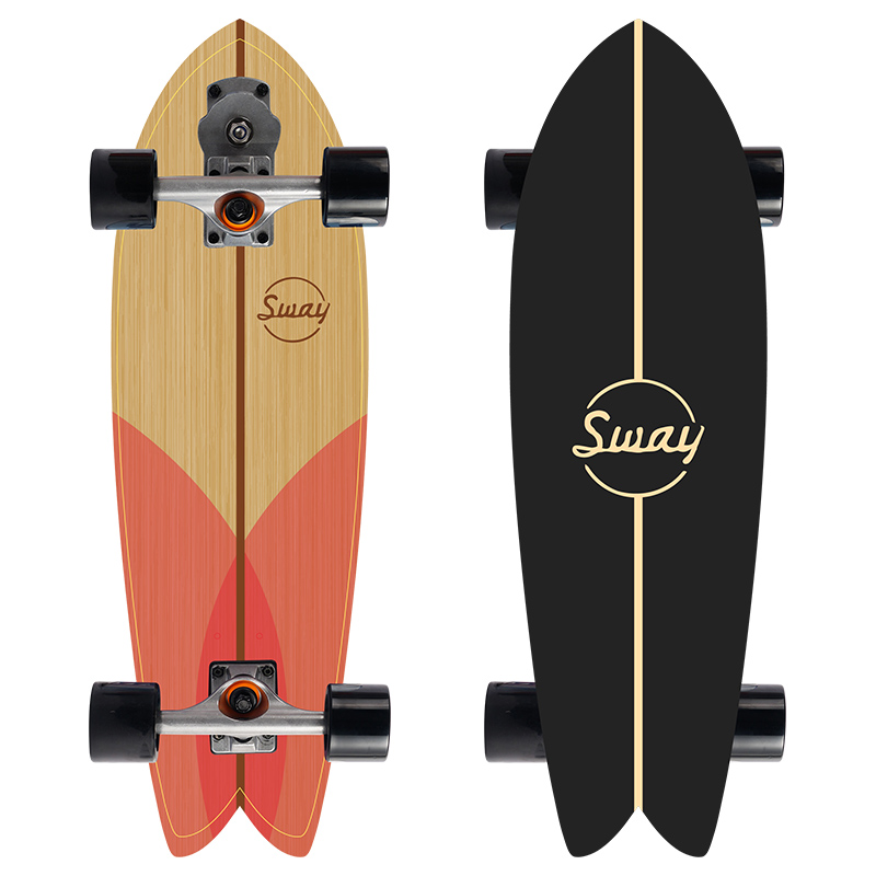 Новый дизайн 32 дюймов S7 грузовик Канада клен Surfskate оптовая продажа рыбы для серфинга, для катания на скейтборде