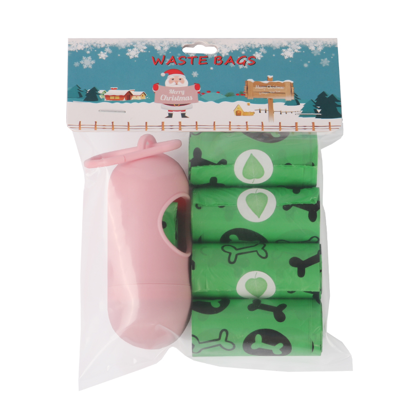 Wholesale Christmas Biodegradable Portable Dog Poop Bag For Cleaning And Hygiene Pet Garbage Bag Dog Poop Bag Pet Supplies