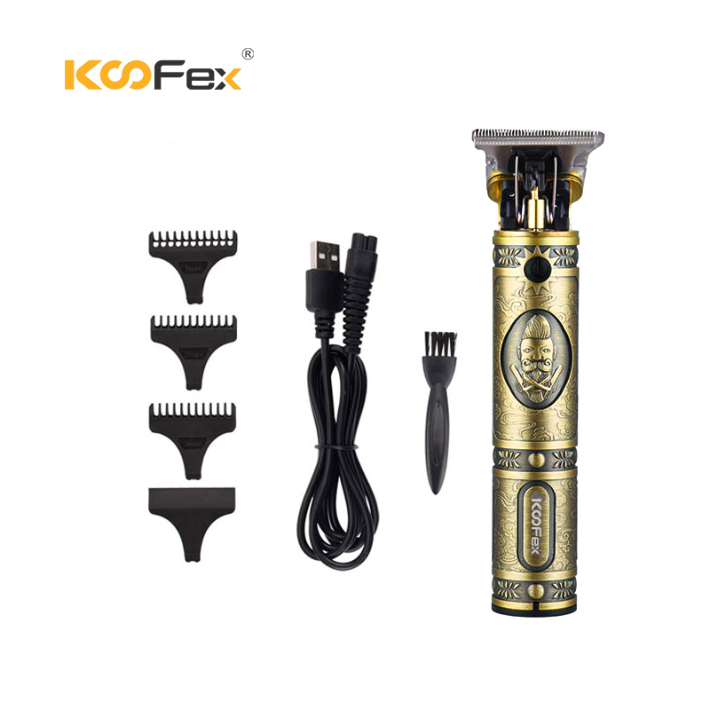 Hot Sales KF-700 Carving Engraving USB Charging Professional 0-Cut Hair Clipper Hair Trimmer