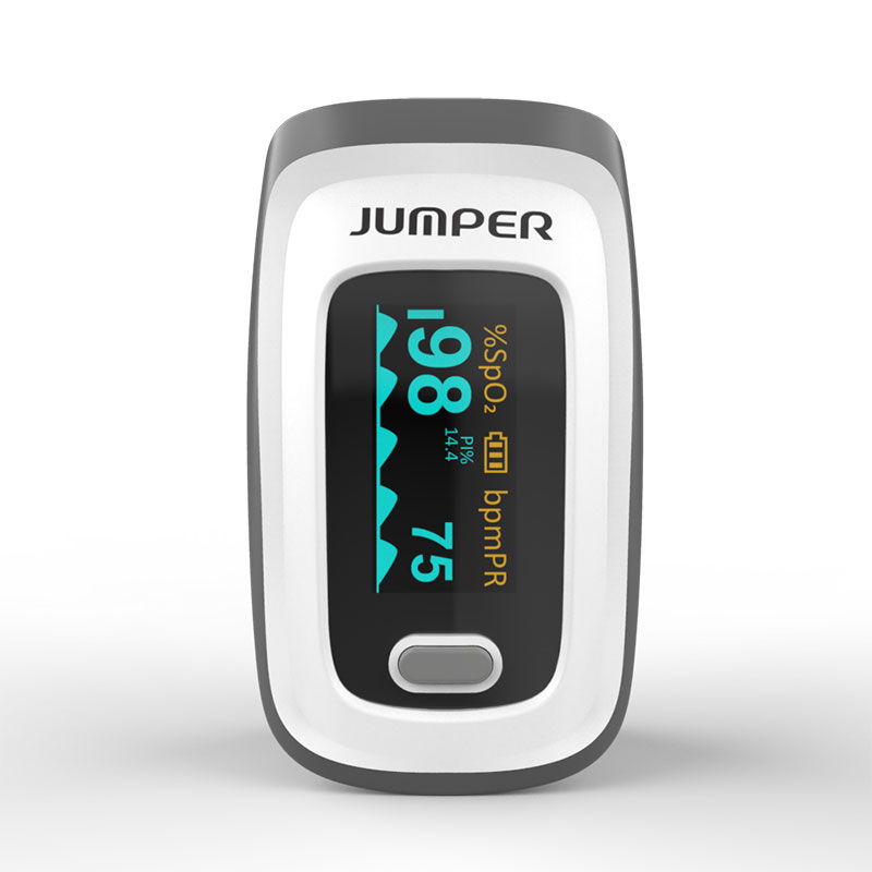 Пульса и уровня кислорода в крови джемпер OLED оксиметр JPD-500E