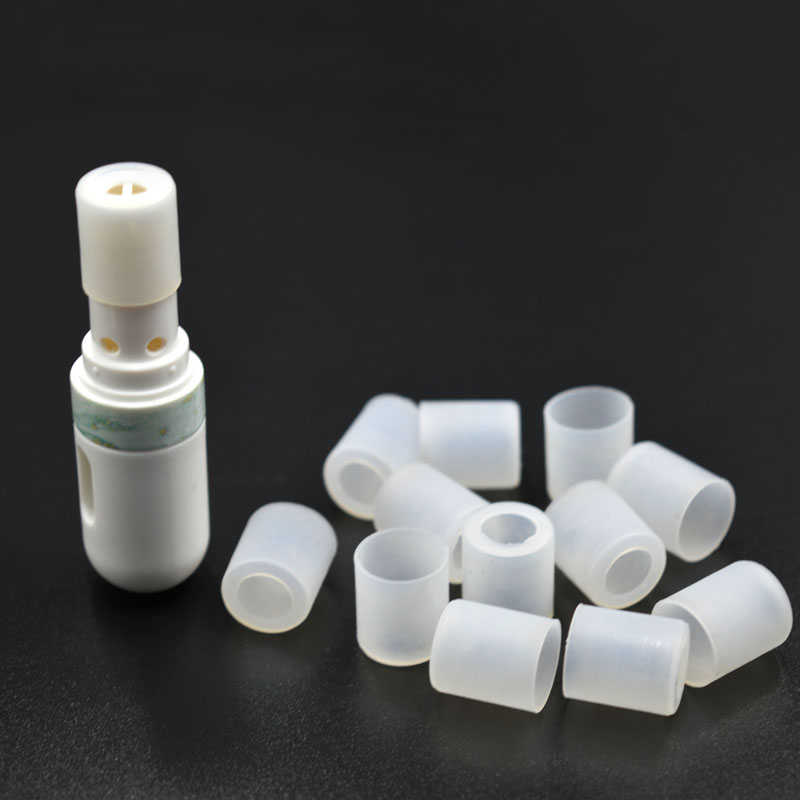 Wholesale Disposable 12mm Diameter Round Drip Tip Silicone Material Transparent Mouthpiece