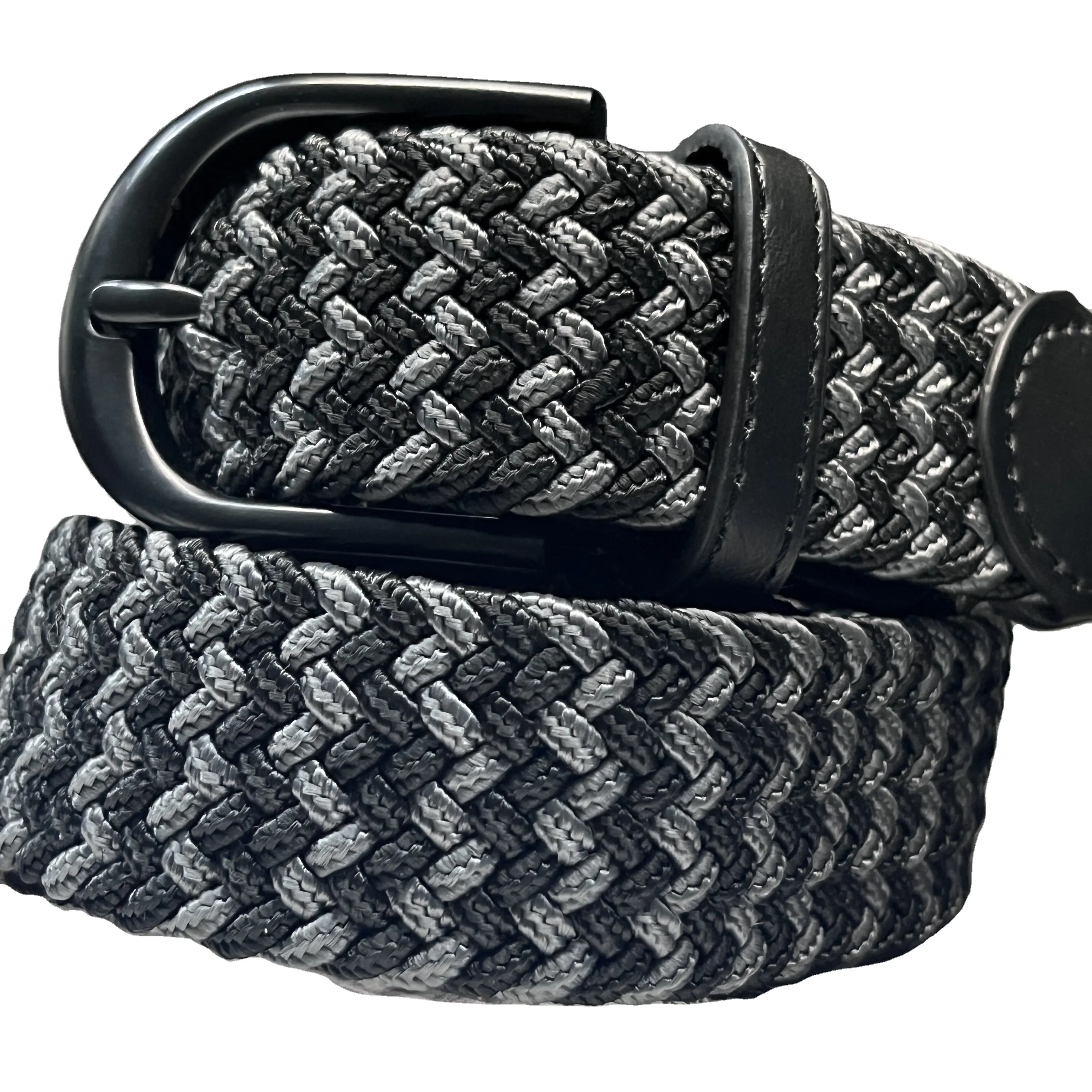 FM the latest with elastic braid PU leather fashion everything leather belt women leather belt for men women belt