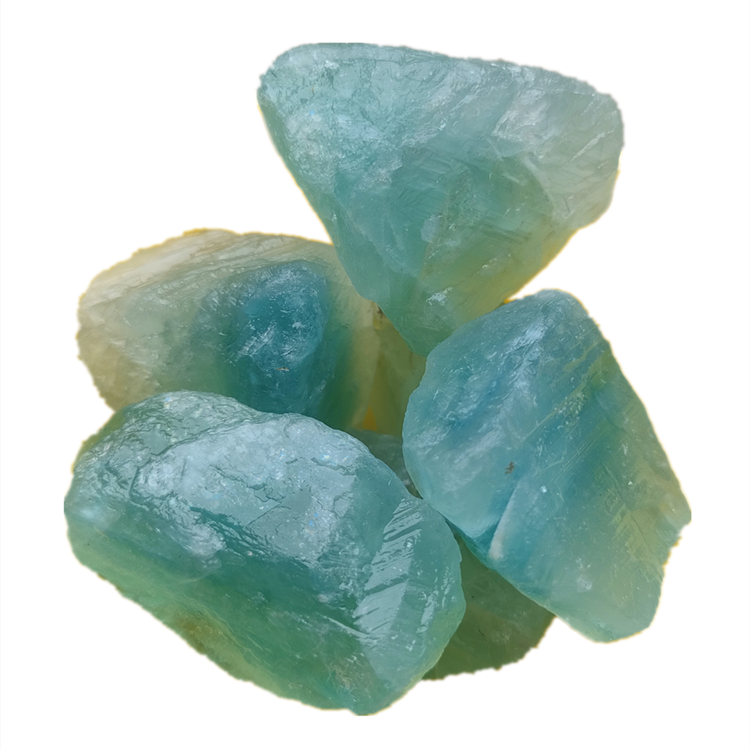 Natural Raw Fluorite Minerals Crystal Rough Stone