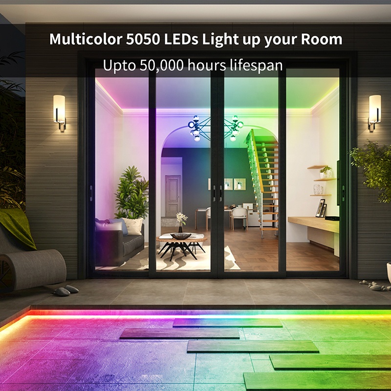 Умная Светодиодная лента 5 М 150led Magic 5050 rgb светодиодные светильники