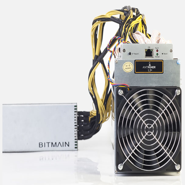 Антимайнер l3 504m Scrypt, алгоритм litcoin antminer l3 504mh s с psu bitmain l3 +