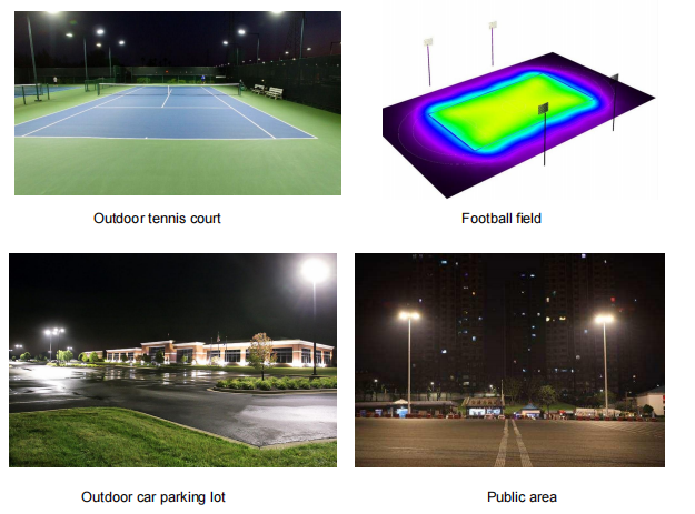 IP66, IK10, CE, RoHS, SAA Certified,Stadium LED High Mast Light Outdoor 1000W For Football field And Public Areas