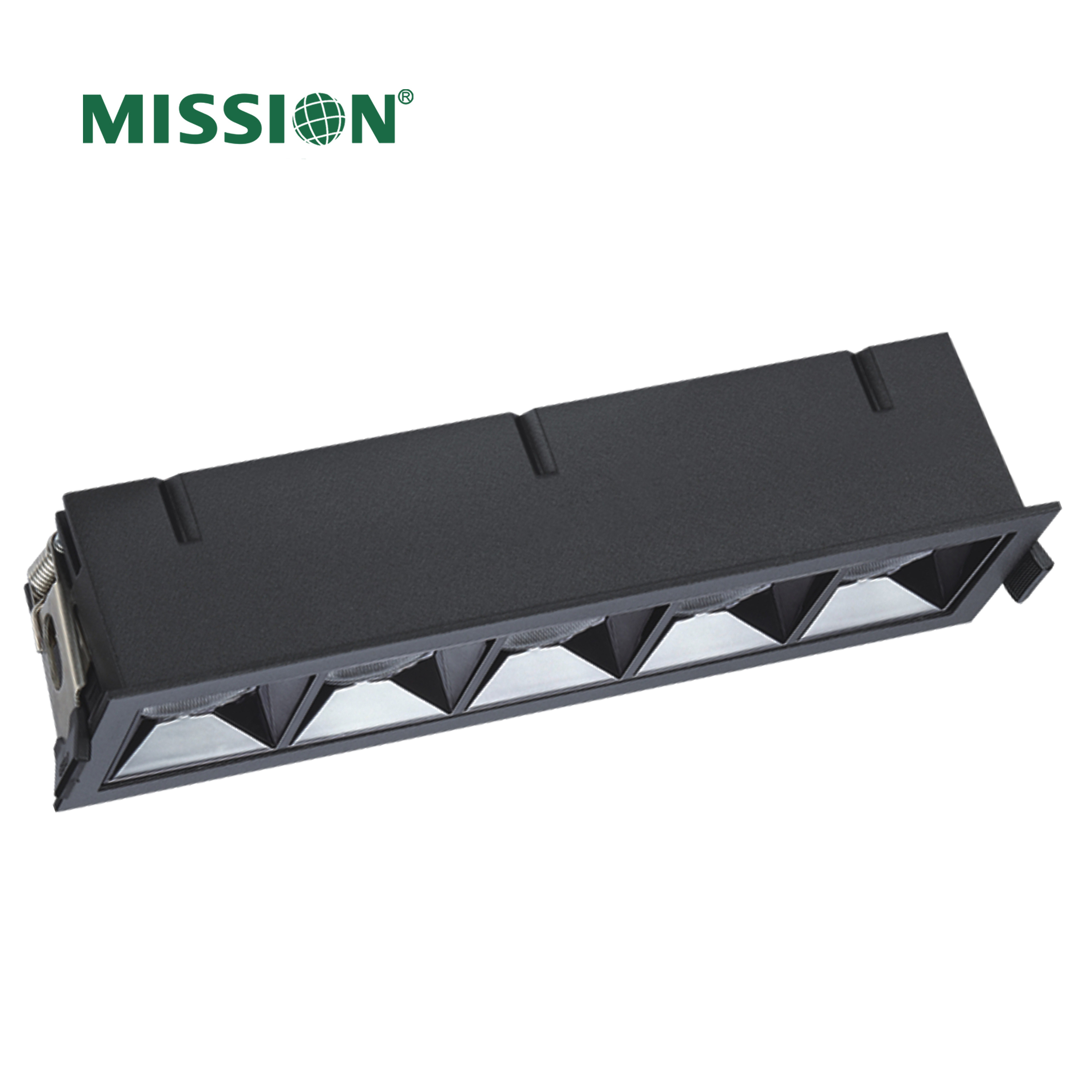 Hot Sale 20w LED Line Lamp square Grille light down lighting for Supermarket