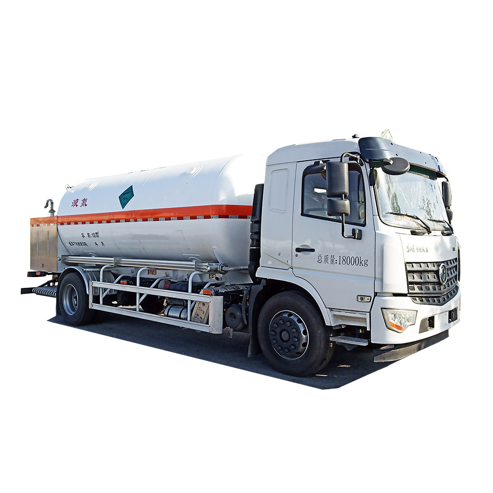 Cryogenic liquid truck 10m3 4x2 type Liquid oxygen nitrogen argon transport vehicle