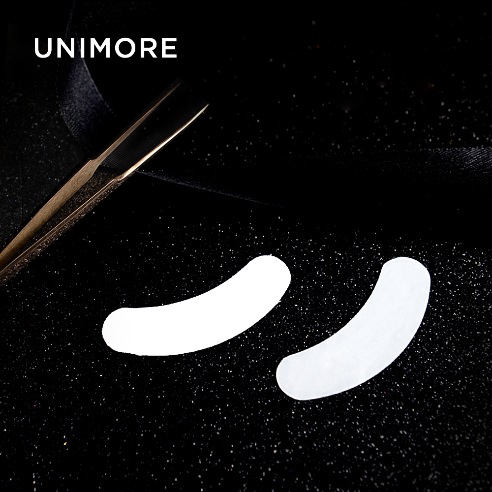 Unimore under eye lint free patches rose and gold collagen eye patch eye patch korea milk private label logo