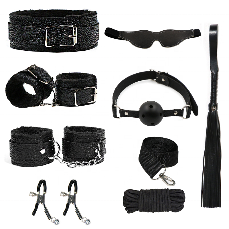 Oneai Factory Price 8 Pieces Body Bondage Set Adult Toy For Couple Games