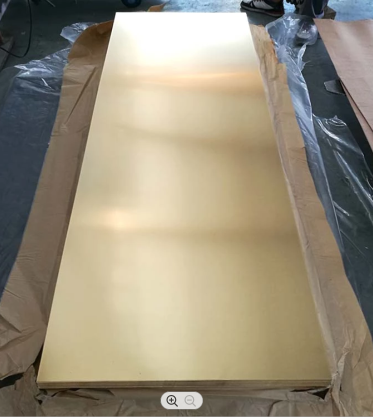 Диск из латуни C21000/C22000/C23000/C24000/C26000, 0,7 мм для декоративного медного листа из латуни