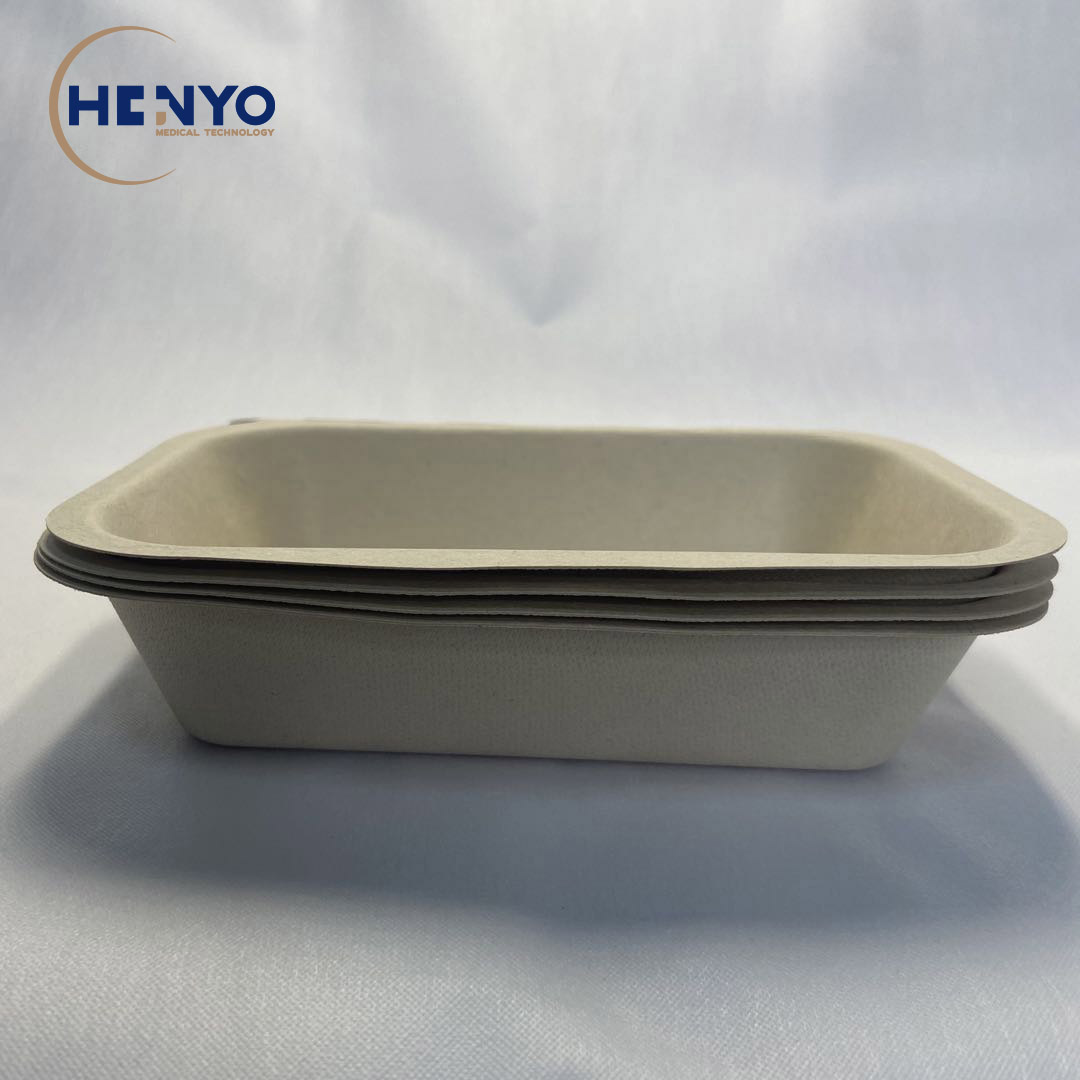 450ml Eco-Friendly Sugarcane Bagasse Biodegradable Food Packaging Box